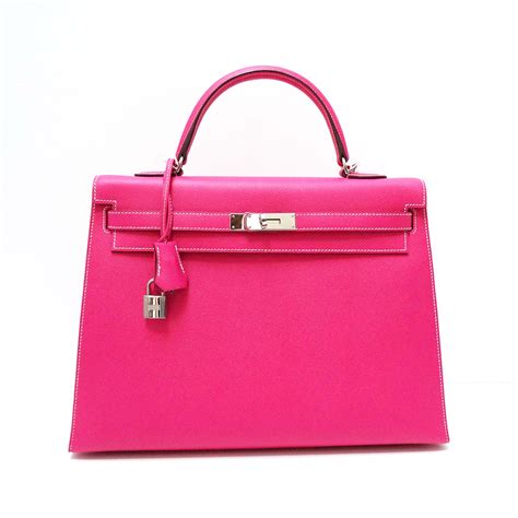 borsa hermes rosa|bolsas pre owned hermes.